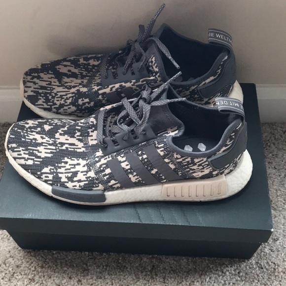 adidas Other - Adidas NMD_R1 Shoes Camo Grey/Green/Beige